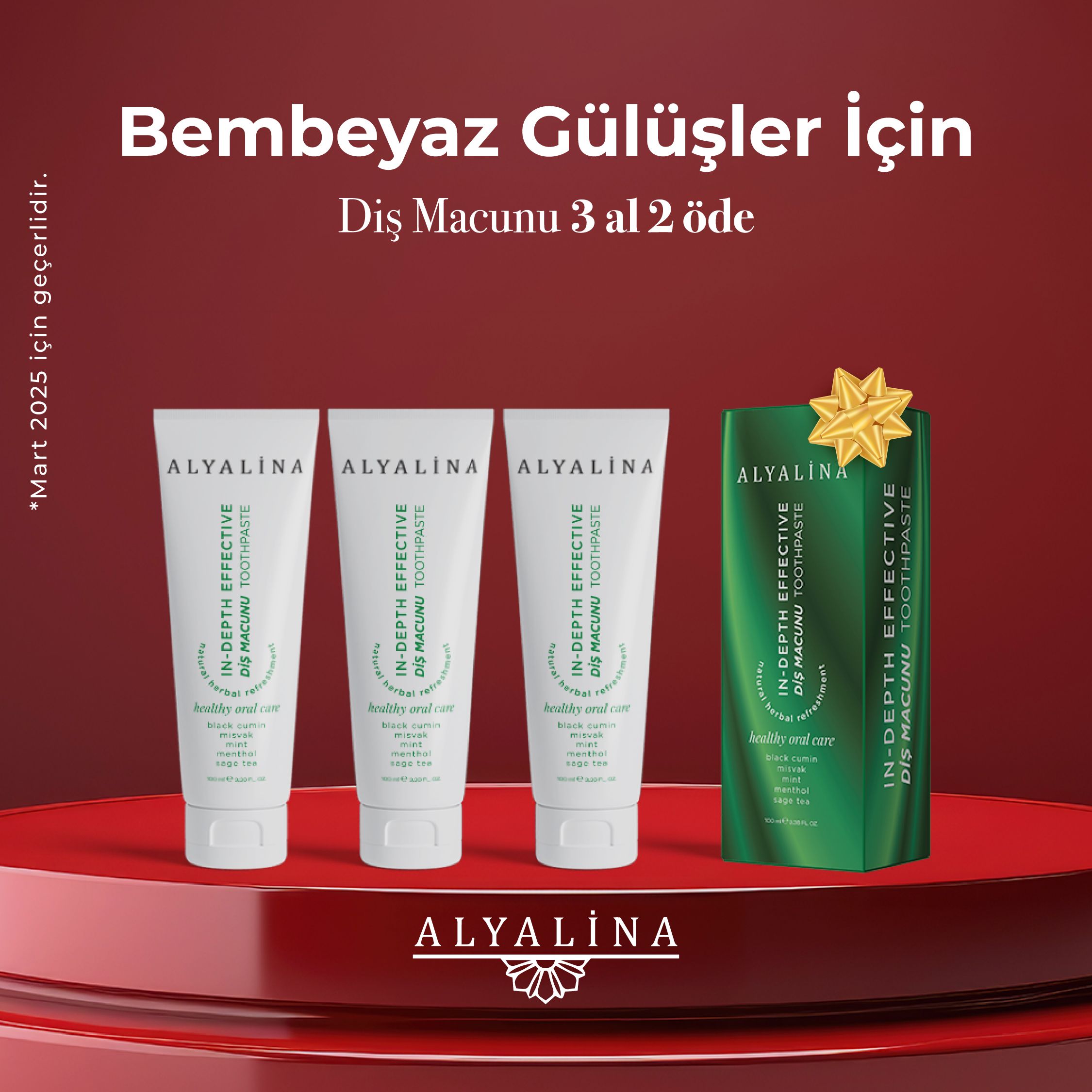 Diş Macunu 3 Al 2 Öde