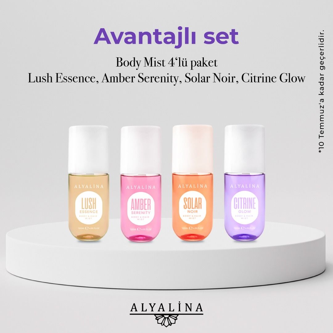 Body&Hair Mist 4’lü Set