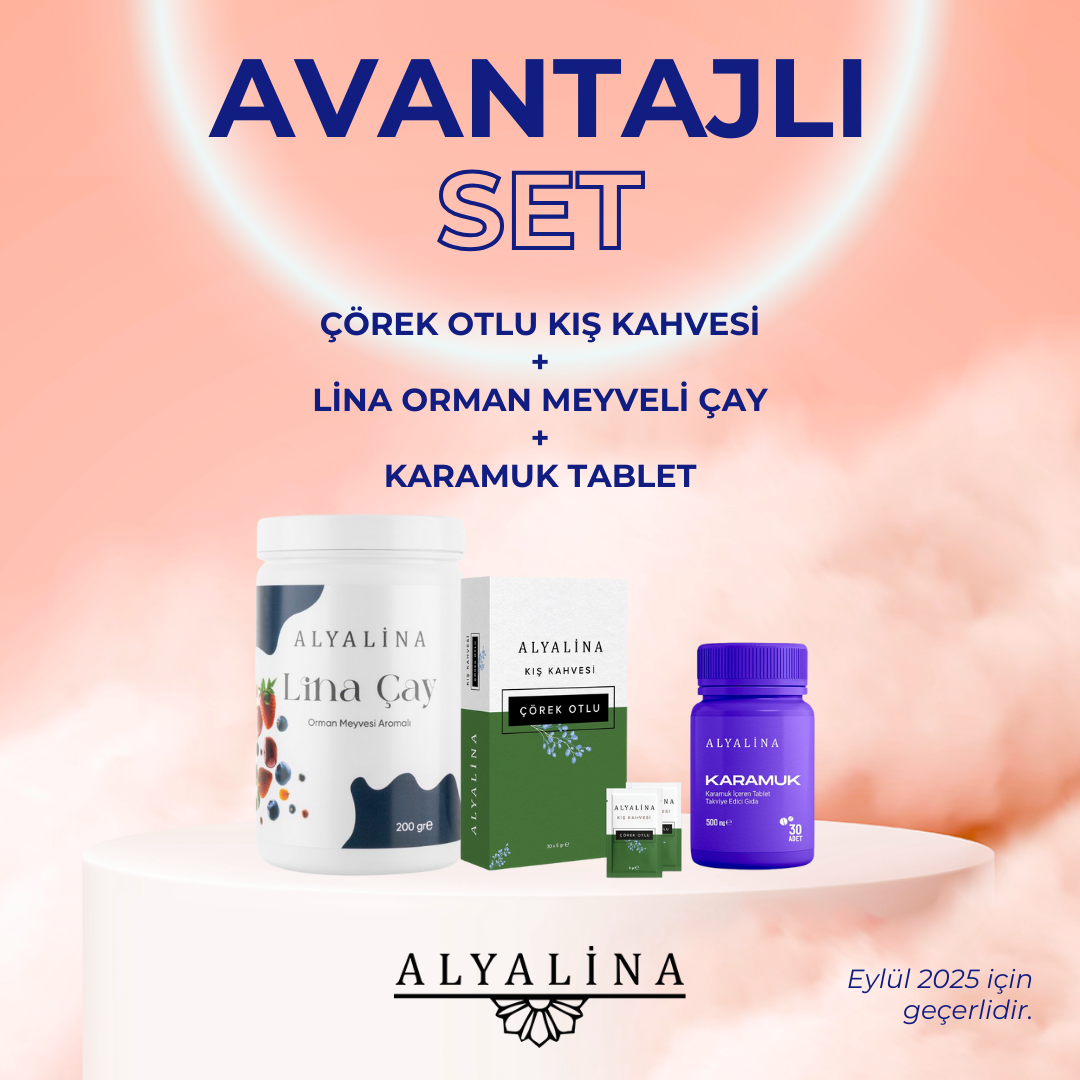 Alyalina Portakal Çayı Çörek Otlu Kış Kahvesi Kutulu 30x5gr Karamuk Tablet