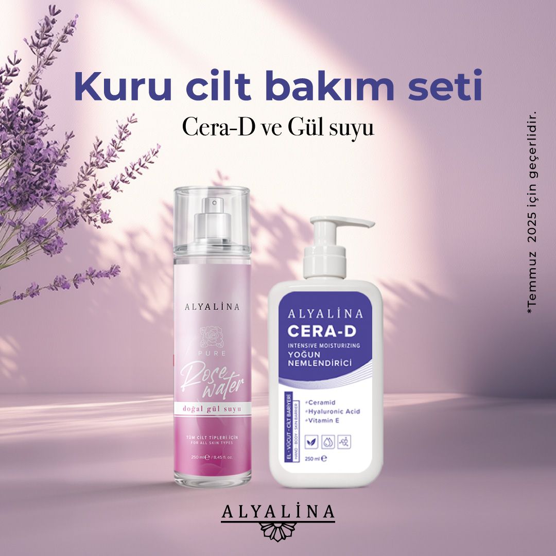 Cera-D Yoğun Nemlendirici Krem Doğal Gül Suyu