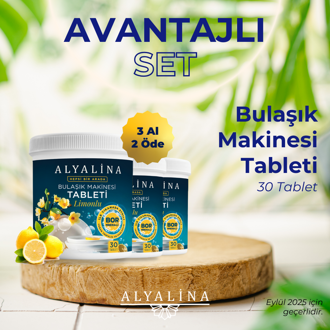 Alyalina Bulaşık Makinesi Tableti 3 Al 2 Öde