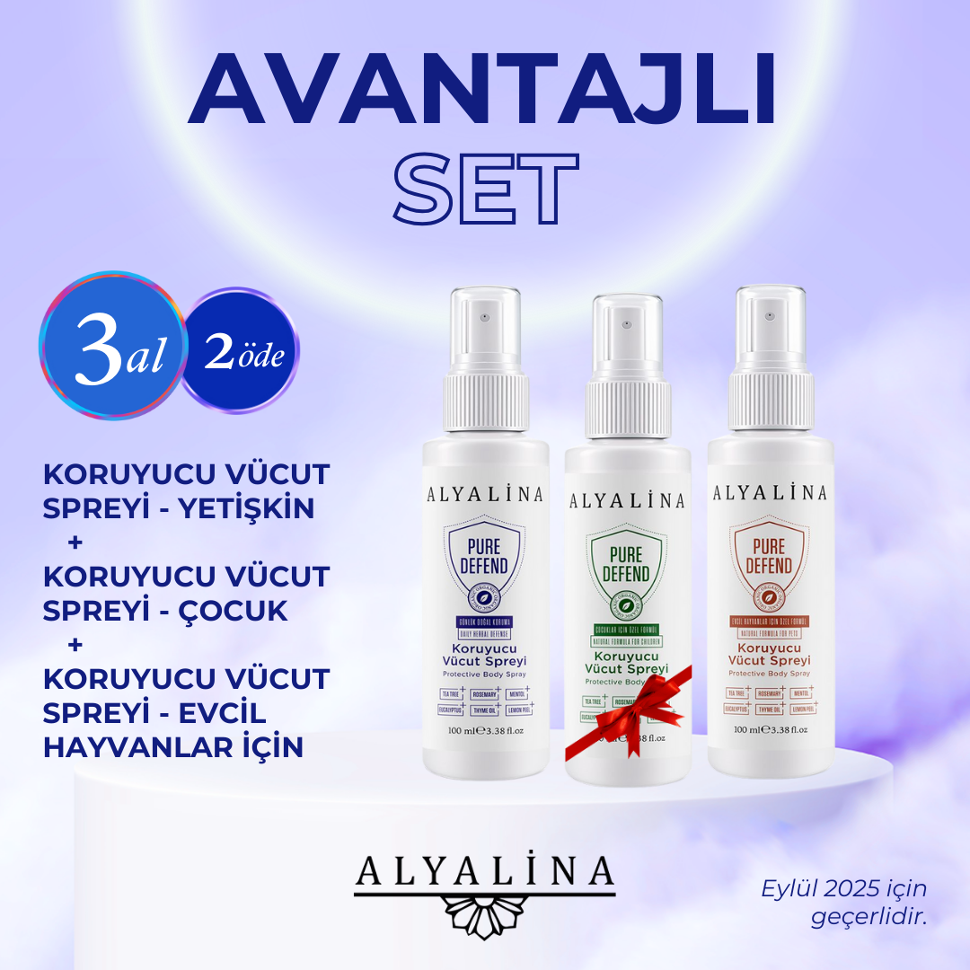 Alyalina Vücut Koruyucu Sprey Yetişkin Vücut Koruyucu Sprey Çocuk Vücut Koruyucu Sprey Evcil Hayvanlar İçin