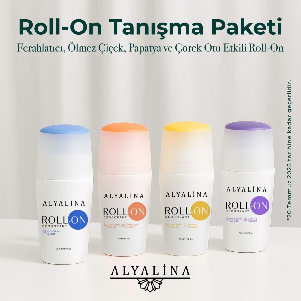 4 Roll-On Bir Arada