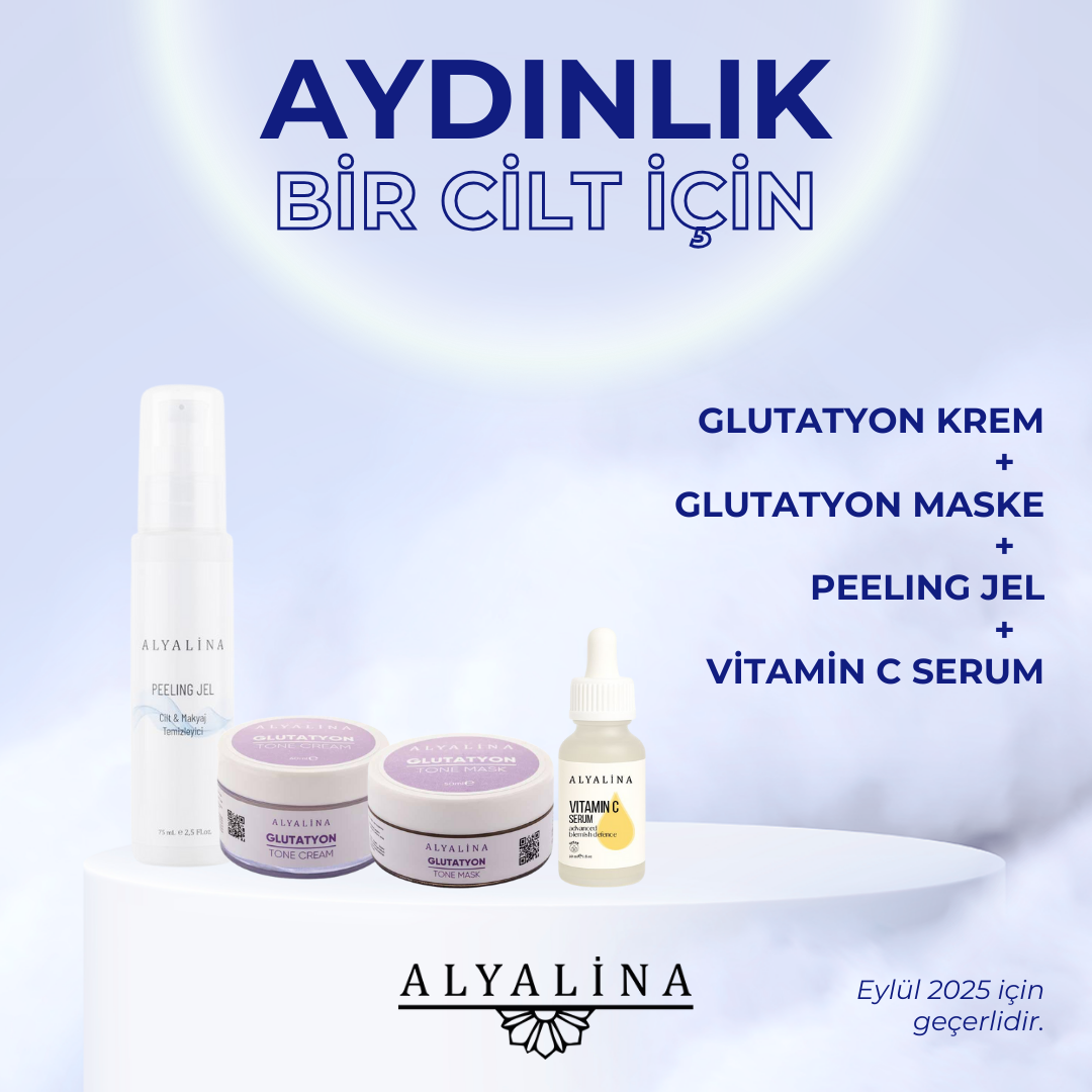 Alyalina Glutatyon Krem  Glutatyon Maske Vitamin C Serum Peeling Jel