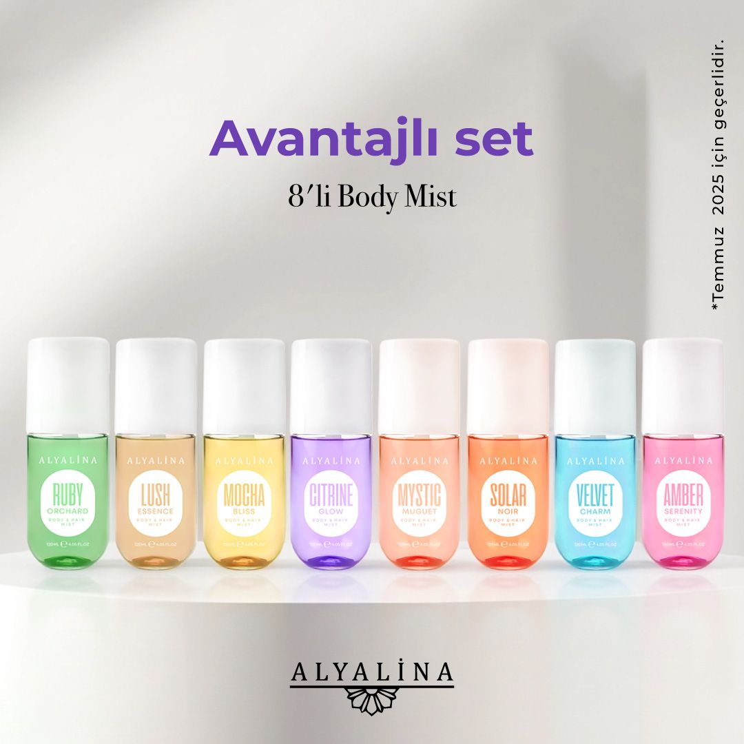 Body&Hair Mist 8’’Li Set