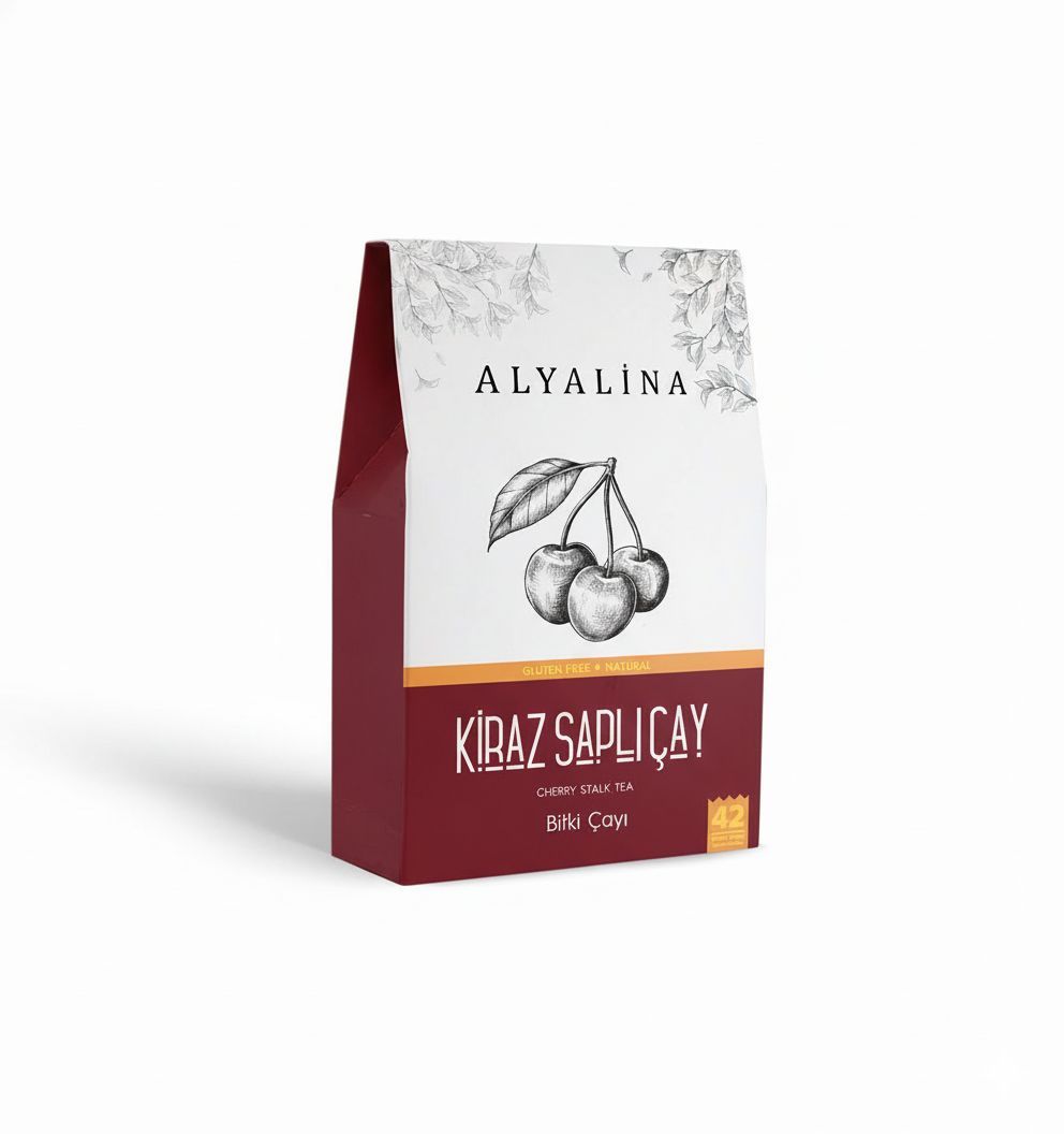 Kiraz Saplı Karışık Bitki Çayı <BR>42 Adet Süzen Poşet