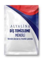 Diş Temizleme Mendili<BR>12 Adet