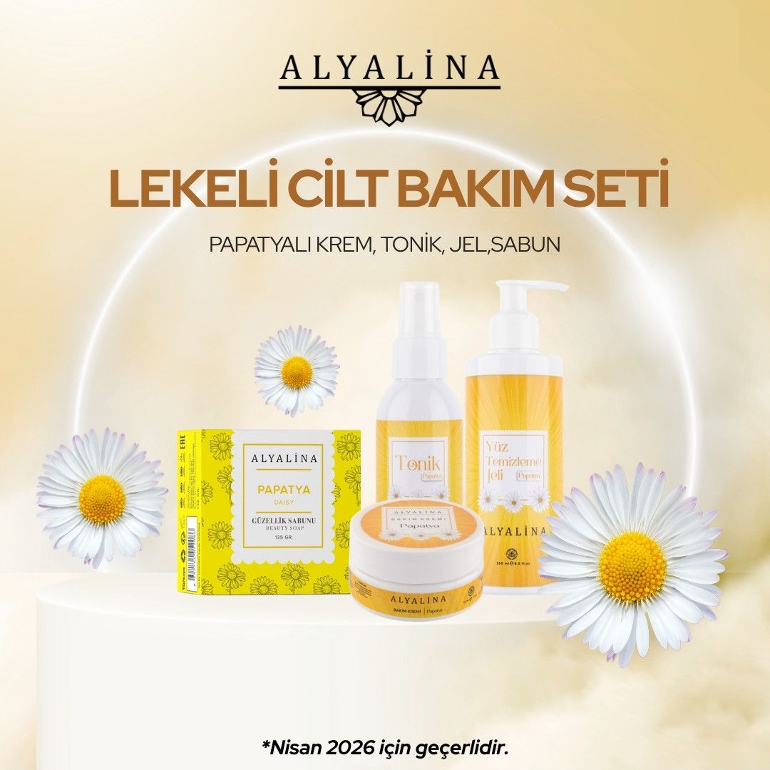 Alyalina Nisan Kampanyası Papatya Yüz Temizleme Jeli Papatya Tonik Papatya Bakım Kremi Papatya Güzellik Sabunu