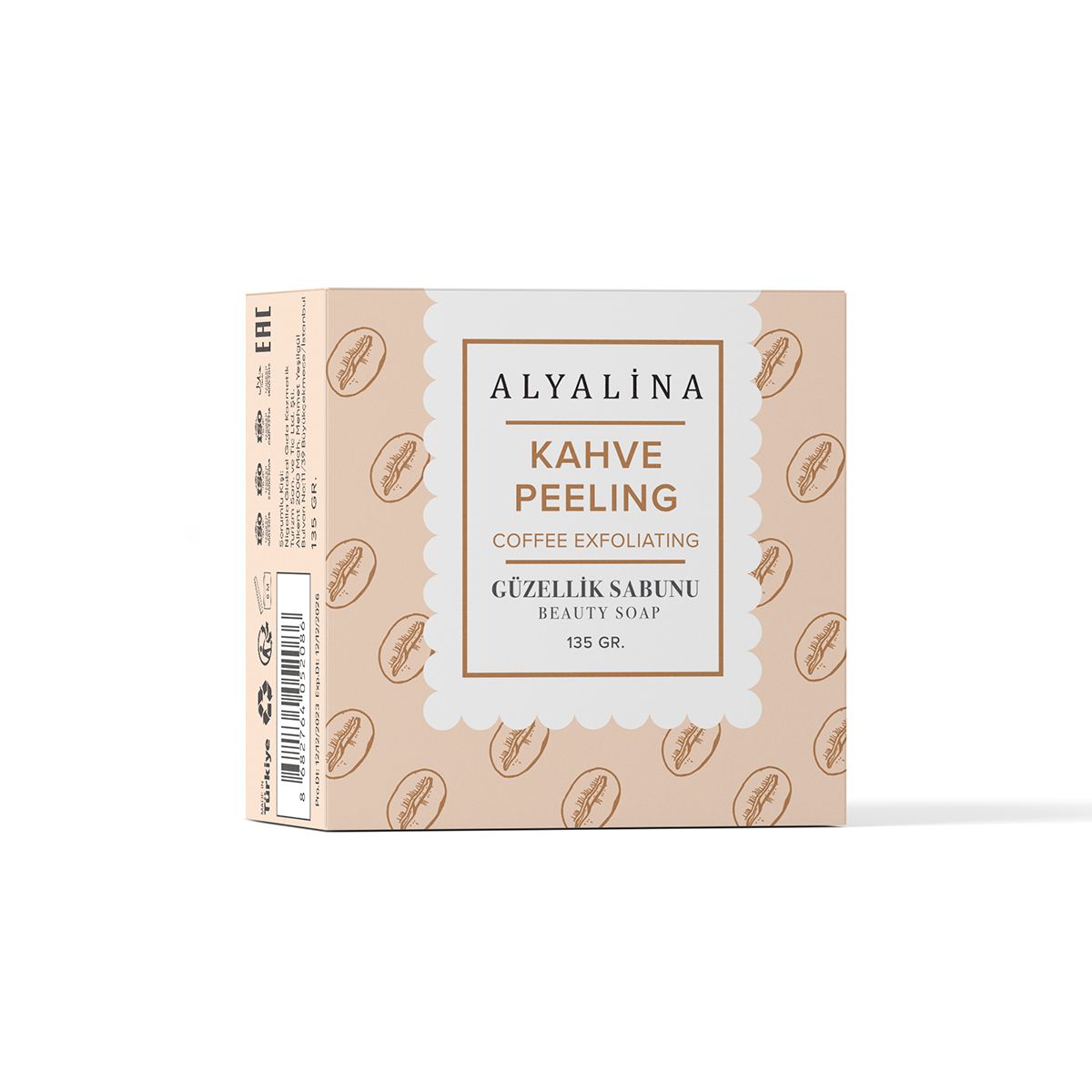 Kahve Peeling Güzellik Sabunu<BR>135 gr.