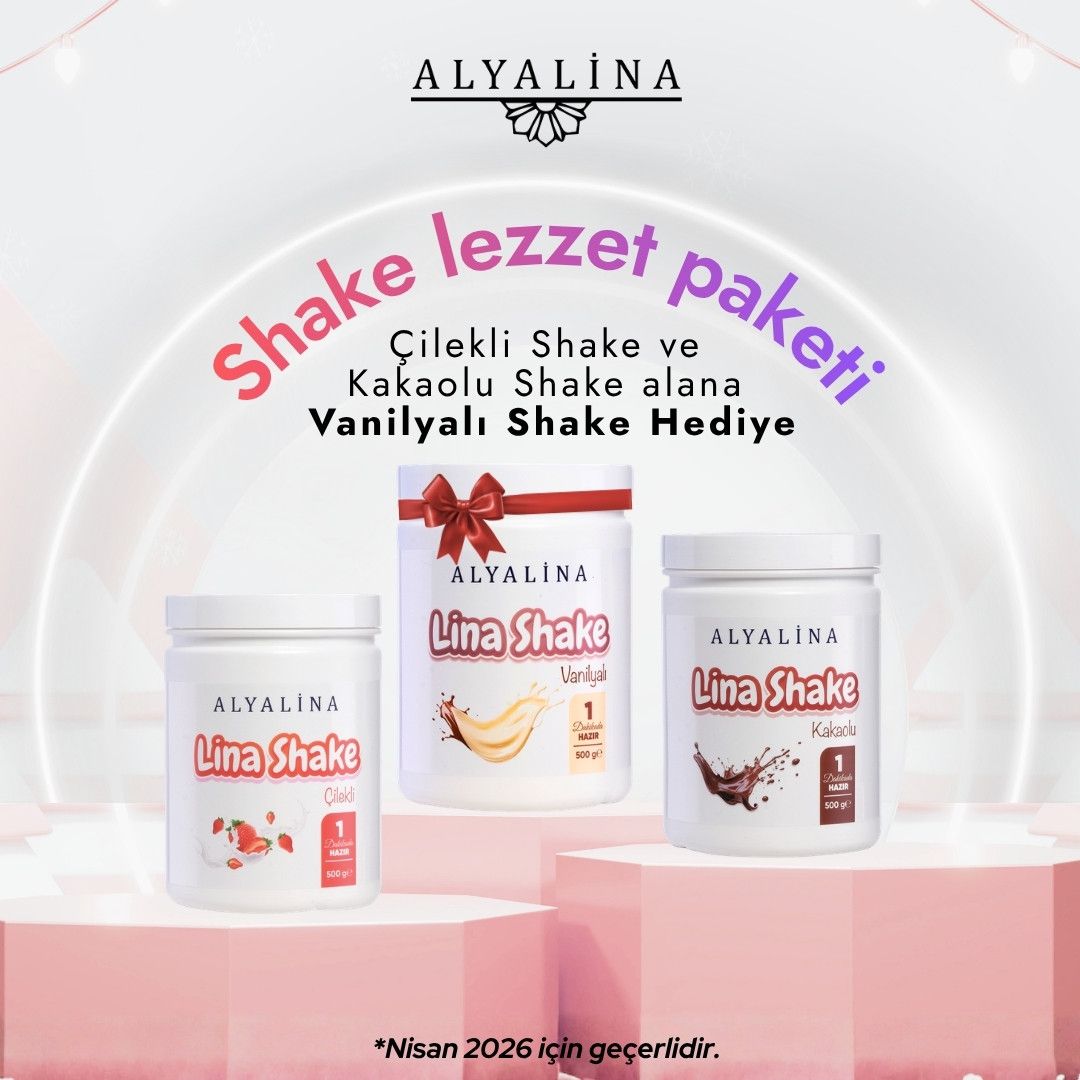 Alyalina Nisan Kampanyası Çilekli Shake ve Kakaolu Shake alana  Vanilyalı Shake Hediye