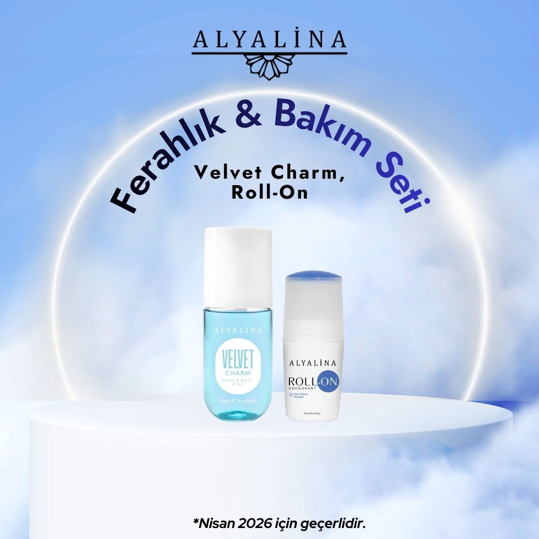 Alyalina Nisan Kampanyası Velvet Charm Body&Hair Mist Roll-On Deodorant