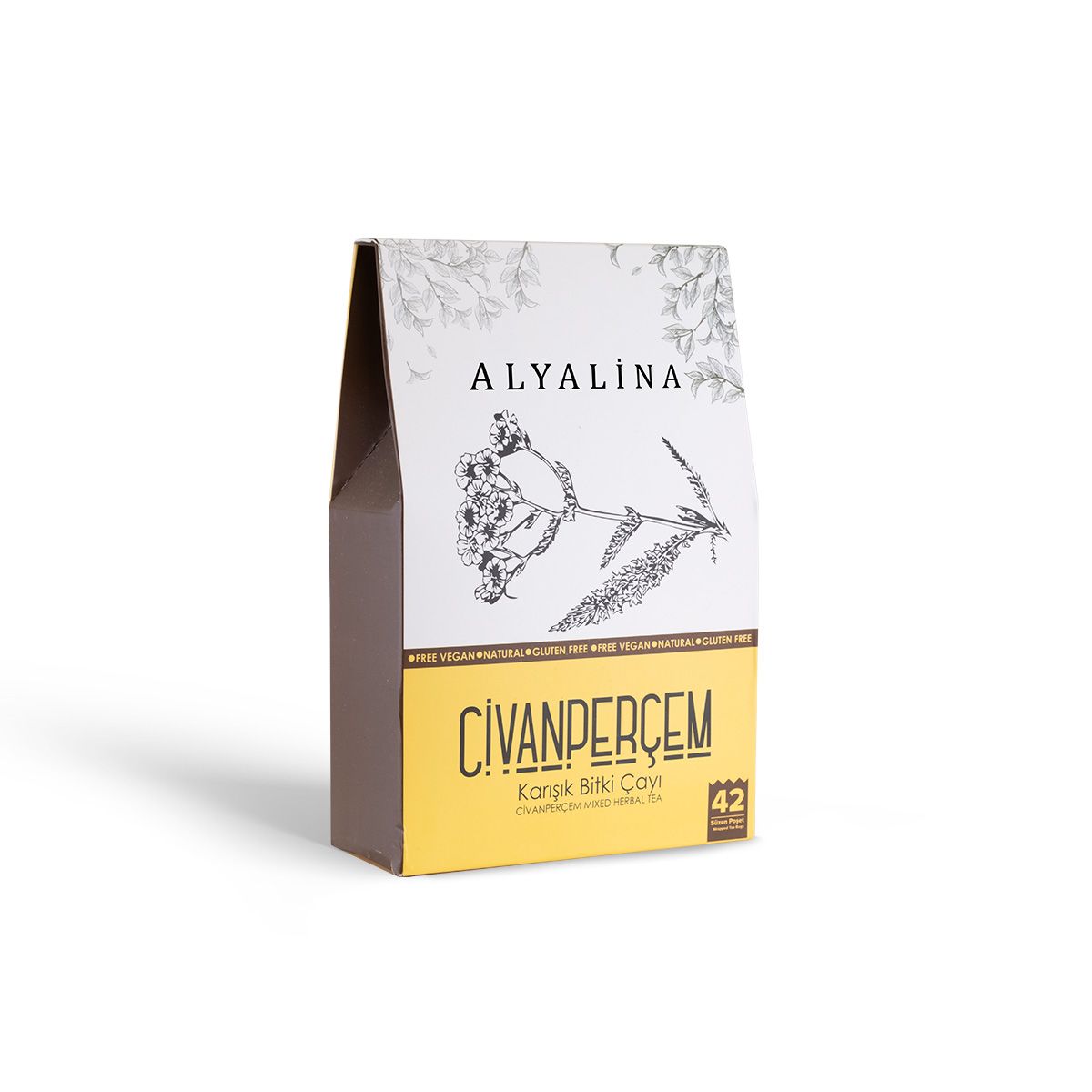 Civanperçemli Karışık Bitki Çayı<BR>42 adet süzen poşet
